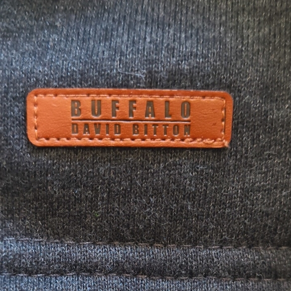 Buffalo David Bitton Men's Navy Zip-Up Hoodie - Picture 4 of 4